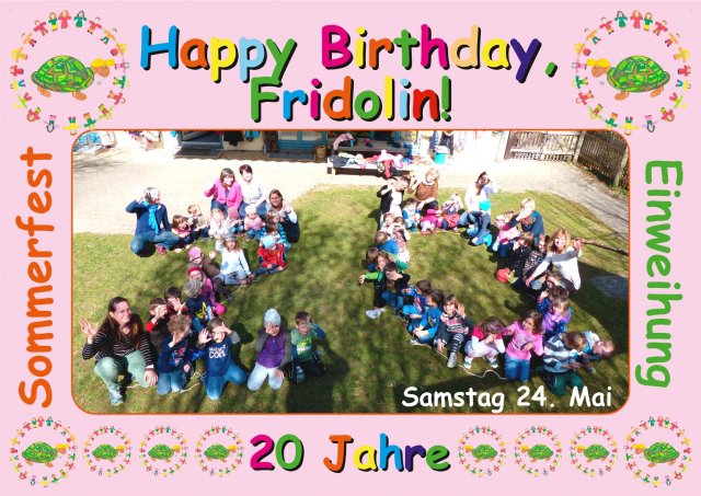 20 Jahre Kindergarten_Karte